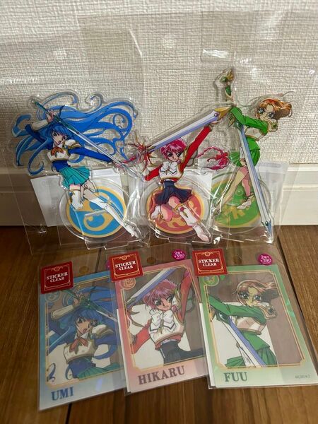 【新品】連載30周年 魔法騎士マジックナイト レイアース アクスタ ステッカーセット グッズ