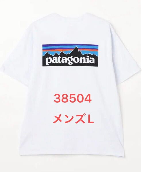 patagonia パタゴニア P-6 ロゴ レスポンシビリティー 38504 ホワイト メンズL