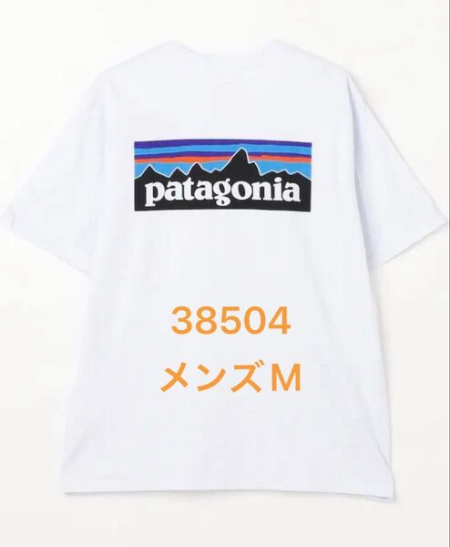 patagonia パタゴニア P-6 ロゴ レスポンシビリティー 38504 ホワイト メンズM
