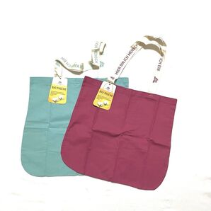 ドイツ dm ドラックストア BIO エコバッグ トートバッグ 2色(青・赤)