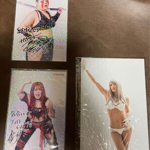 ジュリア 鈴季すず 刀羅ナツコ 写真 すず、印刷サイン スターダム WWE NXT プロレス アイスリボン