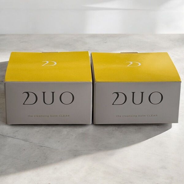 【新品2個×90g】 DUO(デュオ) ザ クレンジングバーム クリア メイク落とし W洗顔不要