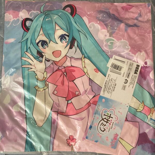 初音ミク 桜ミク プレミアム クッション ボーカロイド ボカロ アミューズメント