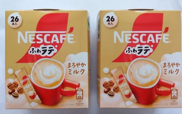52まろやか【匿名発送】 ネスカフェ ふわラテ まろやかミルク カフェラテ