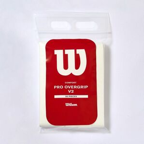 【新品】Wilson ウィルソン プロオーバーグリップ V2 ホワイト 30本入