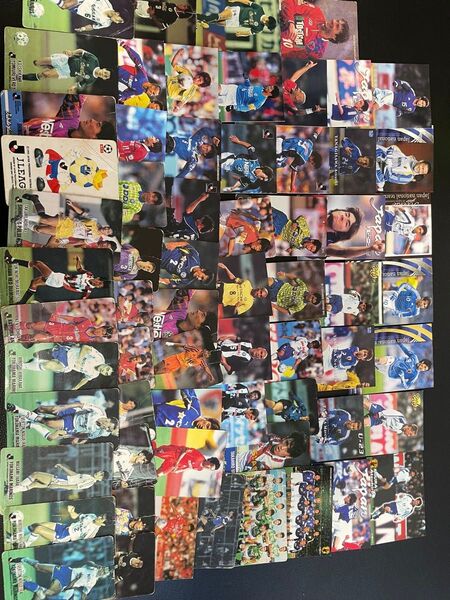 jリーグ サッカー日本代表 カード まとめ売り 当時物