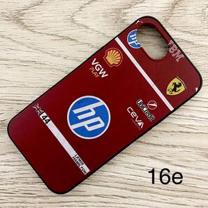 ルイス・ハミルトン レーシング スーツ iPhone 16e ケース F1 フェラーリ