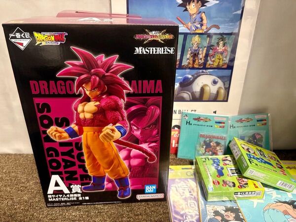 新品 一番くじ ドラゴンボール VS オムニバスCROSS A賞 超サイヤ人4 孫悟空 MASTERLISE おまけ