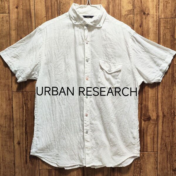 URBAN RESEARCH アーバンリサーチ 半袖シャツ リネンシャツ