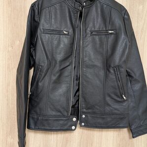 【美品】黒 ライダースジャケット