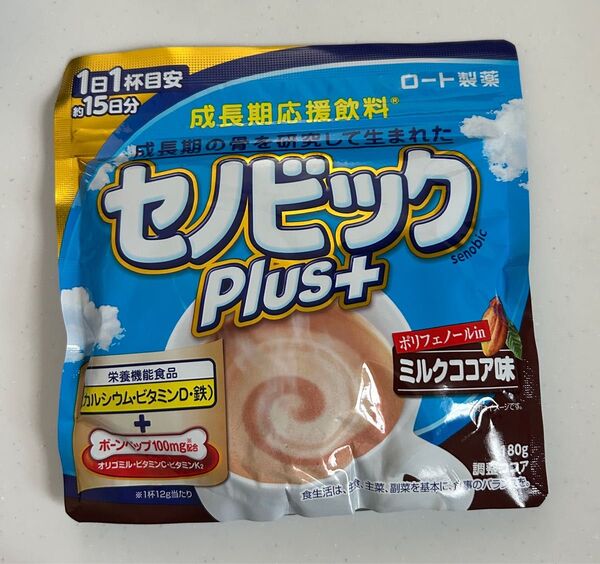 ロート製薬 セノビックPlus ミルクココア味 180グラム