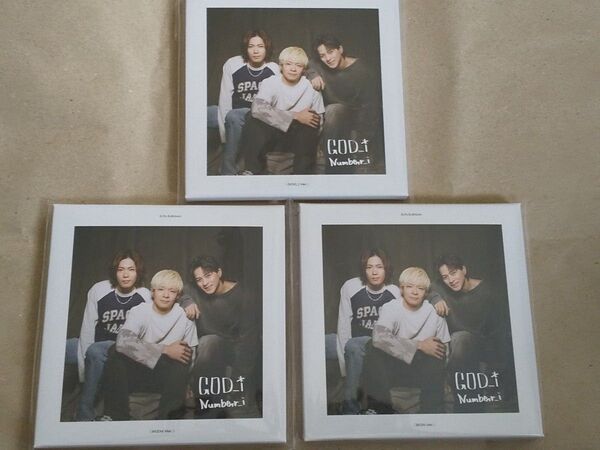 GOD_i【FC限定3枚セット】 BON Ver./INZM Ver./GOD_i Ver. Number_i チャーム付