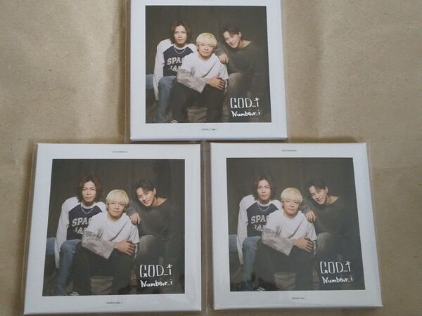 GOD_i【FC限定3枚セット】 BON Ver./INZM Ver./GOD_i Ver. Number_i チャーム付