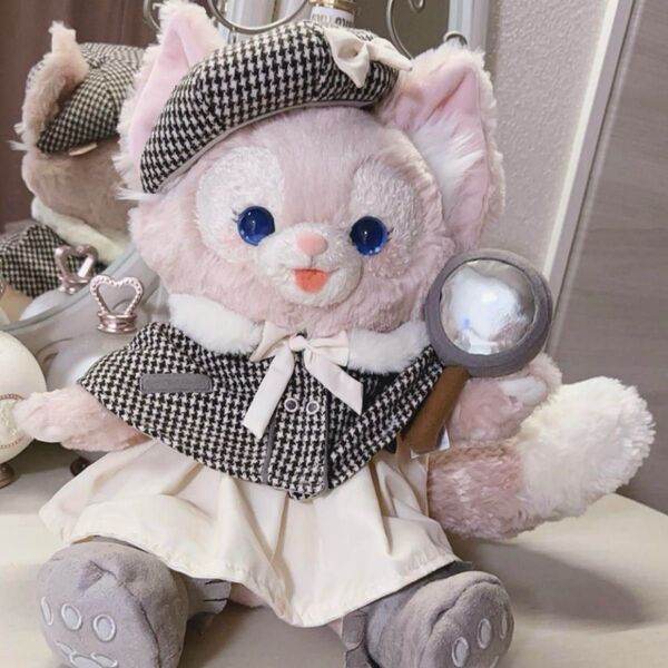 上海リーナベル リメイク ぬいぐるみ Sサイズ トイスケルトン 探偵 お洋服セット