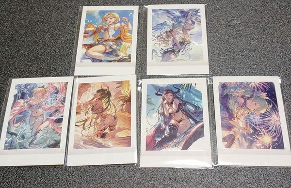 グラブル ぱしゃこれ カード 水着 浴衣 女性キャラクター 13点セット バラ可