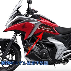 MAORANG NC750X NC750 X 2025 タンクパッド ニーパッド 滑り止めサイド燃料タンクステッカー (赤)