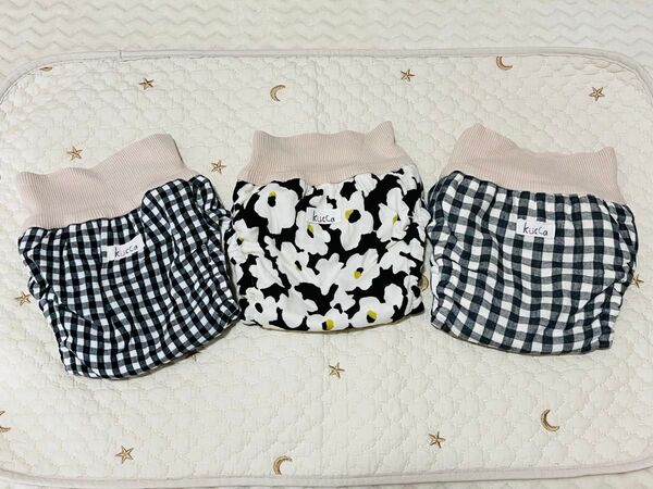 【kucca】クッカ 布おむつ3枚セット 立ったまま交換◎トイトレ期にも大活躍!肌にやさしい綿100%ダブルガーゼ 002