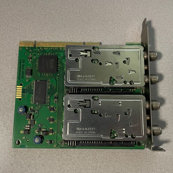 アースソフト PT1 Rev.A + PCE1PCI-A03(PCIe To PCI 変換)