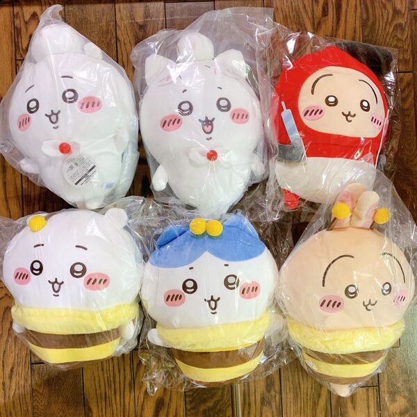 ちいかわ ハチさん 誕生日BIGぬいぐるみ 6点セット まとめ売り