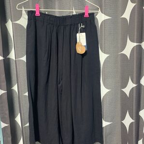 ハートマーケット ウエストゴムパンツ キュロット 黒 未使用 タグ付き