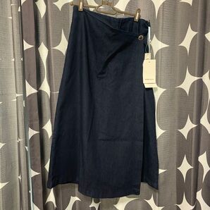 デニムラップキュロットスカート ネイビー 未使用