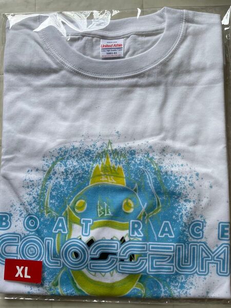 ボートレースびわこ YouTube番組 ボートレースコロシアム オリジナルTシャツ XL (新品未使用品)