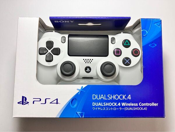 PS4 コントローラー 純正 DUALSHOCK4 SONY グレイシャー・ホワイト 後期型(最新型)CUH-ZCT2J13