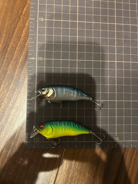 2個セット メガバス アイバイアイフューリアス 0.5 1/4oz / I×I furious イマカツ 和銀ハス マットタイガー