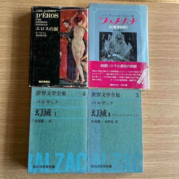 エロスの涙 バタイユ フェノメナ 幻滅Ⅰ、Ⅱ