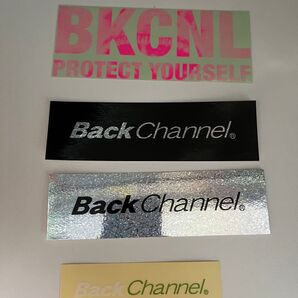 backchannel ステッカー4枚セット②