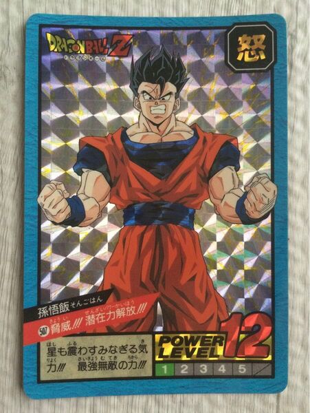 ドラゴンボールZ スーパーバトル カードダス 507 孫悟飯 キラ