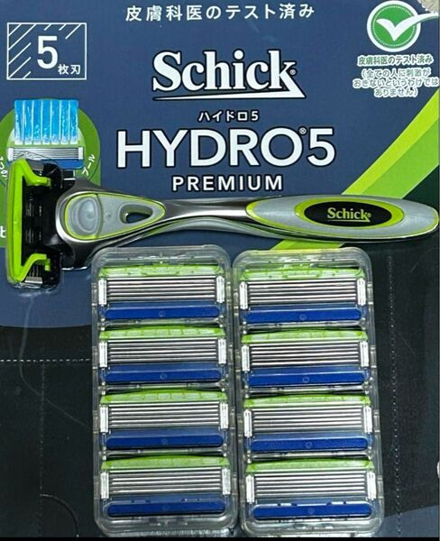シック ハイドロ5 プレミアム 敏感肌用 本体+替刃8個セット