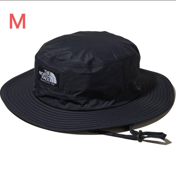 【新品】THE NORTH FACEノースフェイス★人気定番!防水ウォータープルーフホライズンハット登山帽子★ブラック黒/男女兼M