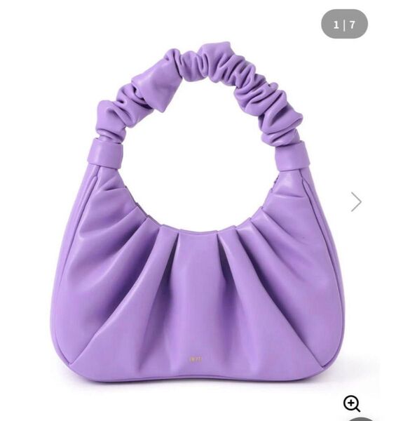 【新品タグ付き】JW PEI ハンドバッグ Gabbi Ruched パープル JW ワンショルダーバッグ