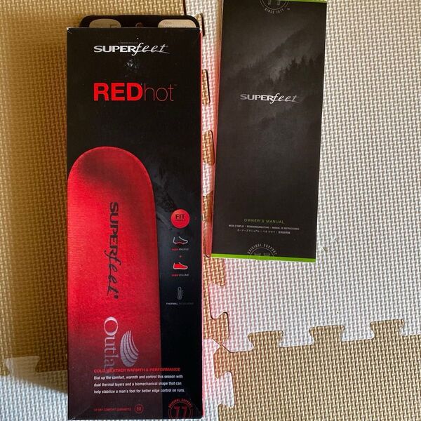 SUPERfeet スーパーフィート インソール レッドホット