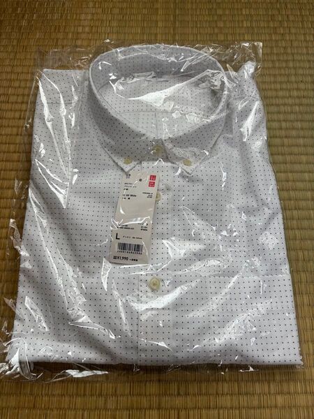 UNIQLO ユニクロ EFC ブロードプリントシャツ メンズ Lサイズ 新品未使用品