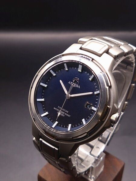 美品!CITIZEN ATTESA ECODRIVE 7821 TITANIUM エコドライブ ATTESA