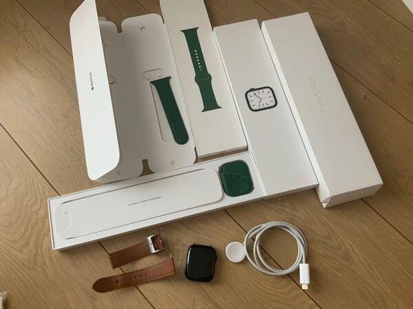 国内購入・正規品 Apple Watch Series 7 GPS AirPods Pro 第二世代(USB-C) 付属品 おまけ