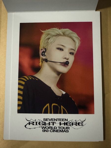 SEVENTEEN セブチ RIGHT HERE 映画 入場特典 ポストカード ホシ HOSHI