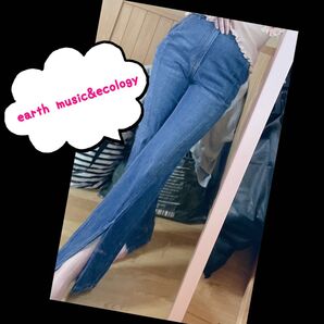 earth music&ecology☆センタースリット☆デニム