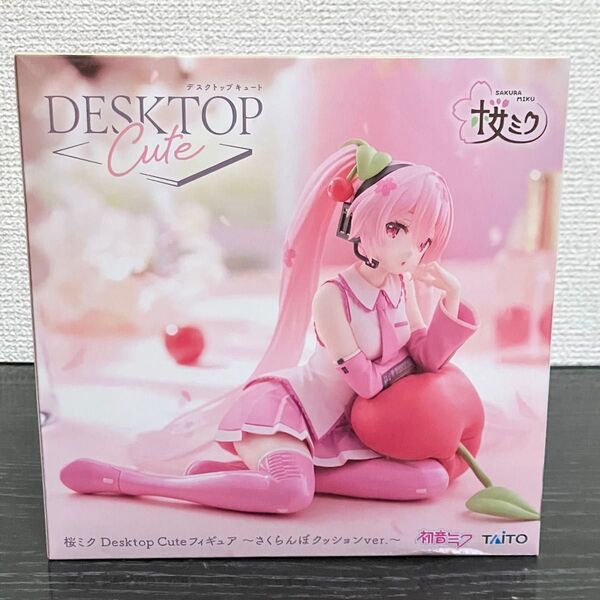 Desktop Cute フィギュア 桜ミク さくらんぼクッション 初音ミク
