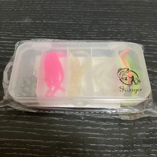 FiJager(フィエーガー)アジング ワーム ジグヘッド ケースセット 釣り ルアー