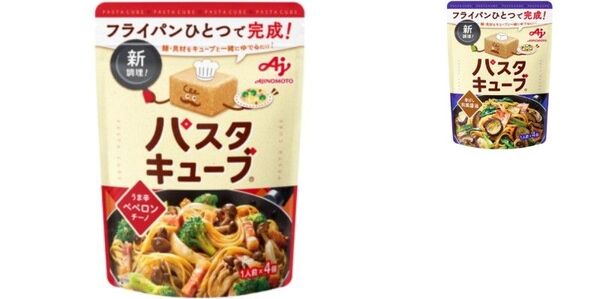 まとめ買いで単価↓4人前×1〜5袋 味の素 パスタキューブ うま辛ペペロンチーノ 36g(1人前×4個入)/香ばし和風醤油 39g
