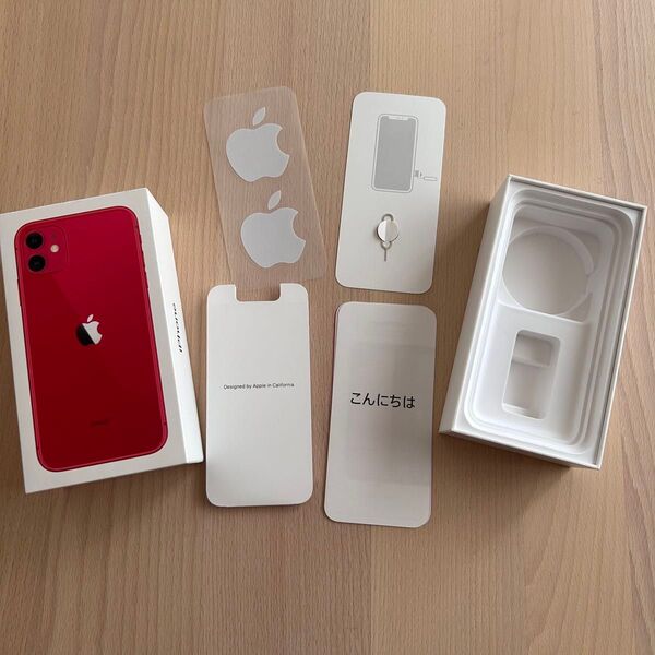 Apple iPhone 11空箱 箱のみ アイフォーン 赤
