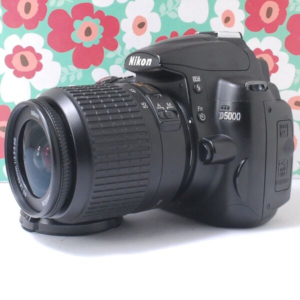 ★初心者オススメ★スマホ転送OK★Nikon D5000★自撮,動画OK★