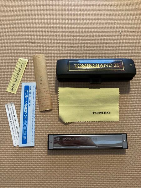 【分解清掃済】TOMBO 複音ハーモニカ 3121 トンボバンド21