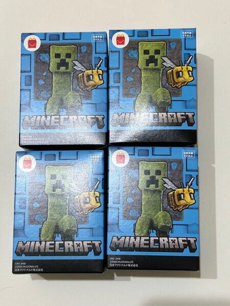 マクドナルド ハッピーセット マインクラフト 第一弾 3種 計4個 マイクラ