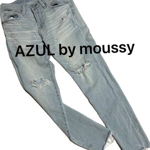 AZUL by moussy アズールバイマウジー メンズ/ストレッチ/スキニー/ダメージ/テーパード/デニム ジーンズ