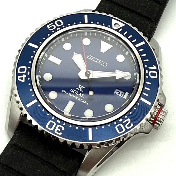 【未使用】SEIKO PROSPEX ソーラーダイバー SBDJ055 ネイビー