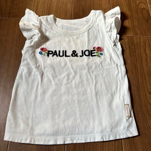 ユニクロ PAUL&JOE 刺繍Tシャツ 70 ホワイト